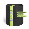 WOVA PVC-Free Polypropylene Fence Privacy Screen Strips - Rattan Look, No Plasticisers, No Yellowing (UV Class 10) - 26 m Long, 19 cm High, 10-Year Guarantee, Privacy Screen Tape with Technorattan Shape