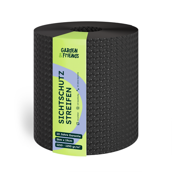 WOVA Brise-vue Aspect Rotin Grillage Double Fil 26m x 19cm