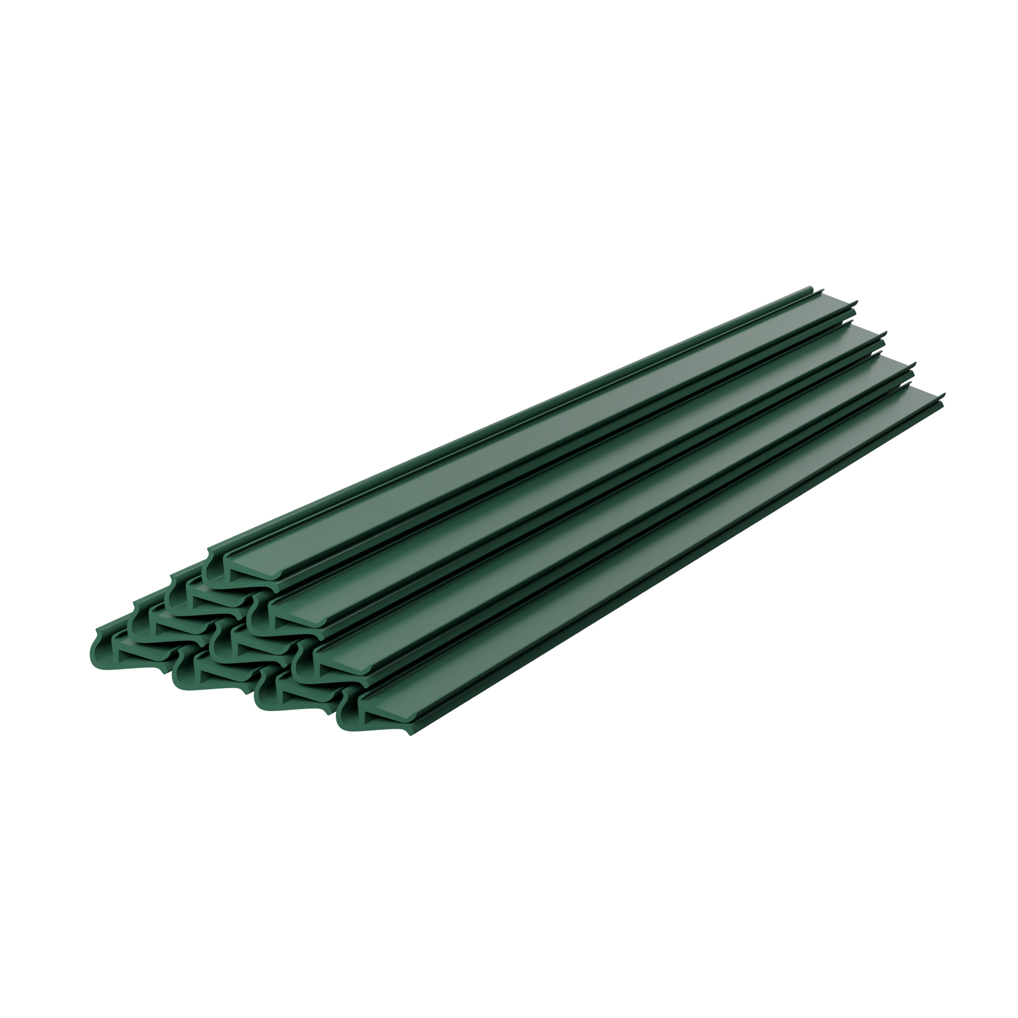 Befestigungsclips Sichtschutzstreifen Doppelstabmatten 19cm 10er-Set