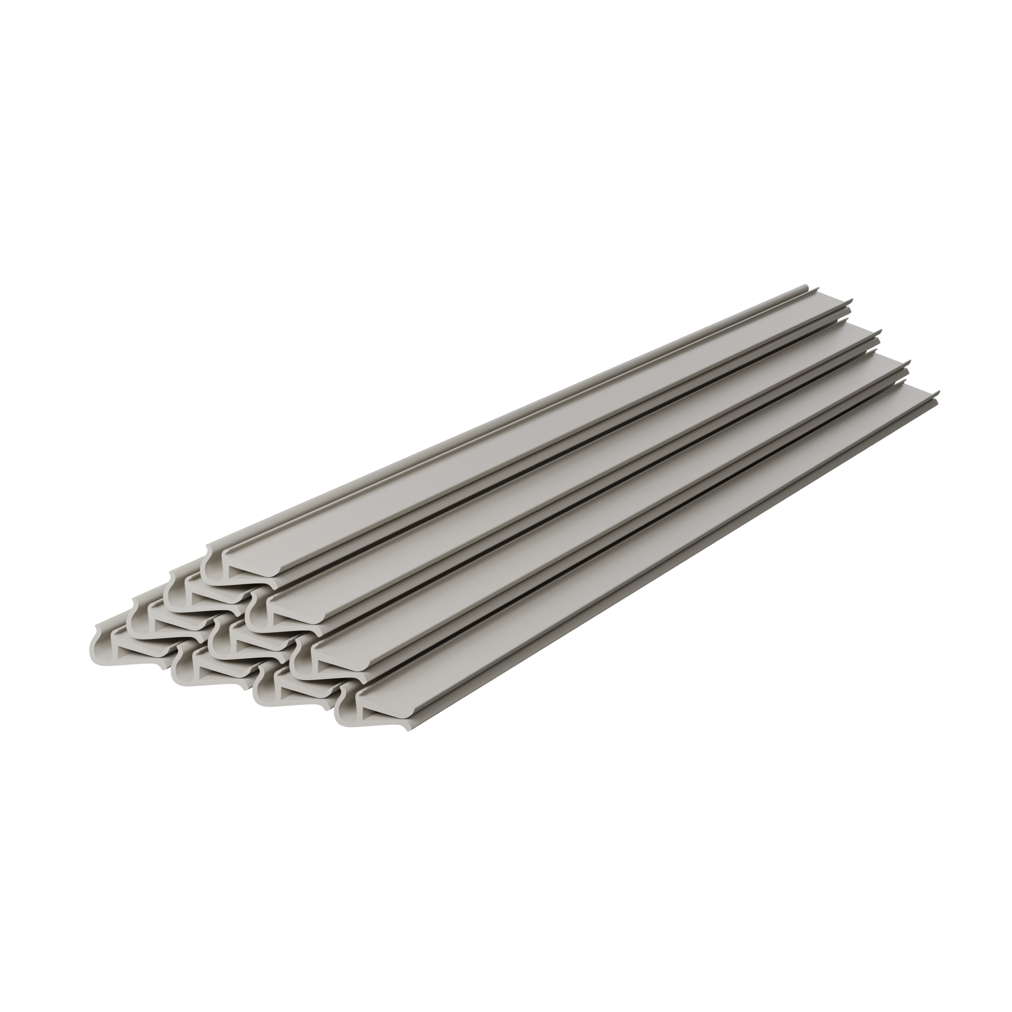 Befestigungsclips Sichtschutzstreifen Doppelstabmatten 19cm 10er-Set